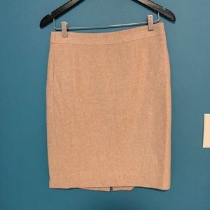 J Crew Camel Pencil Skirt